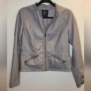 NY&C Cropped Moto Jacket